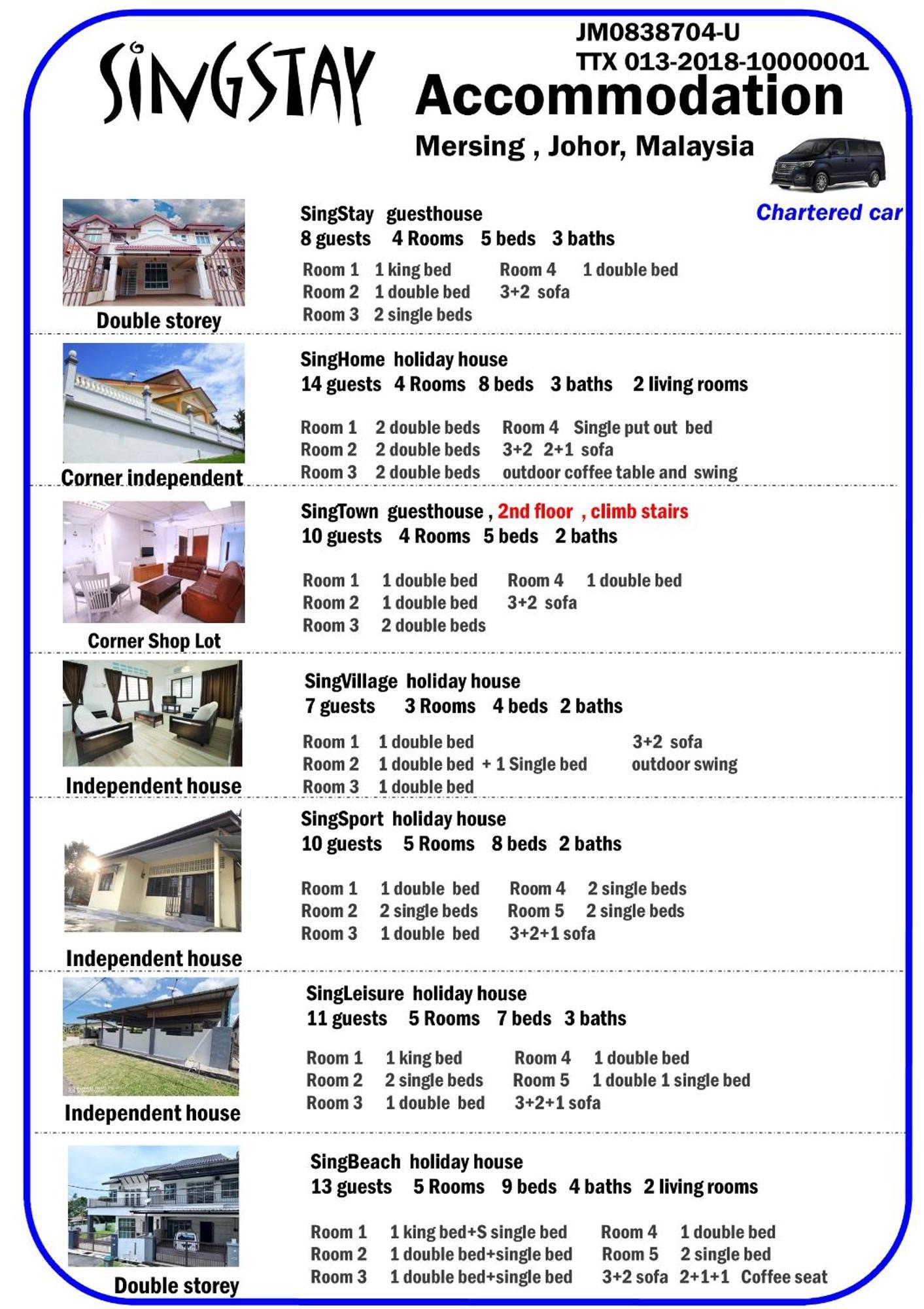 Singstay Guesthouse Mersing Exterior photo